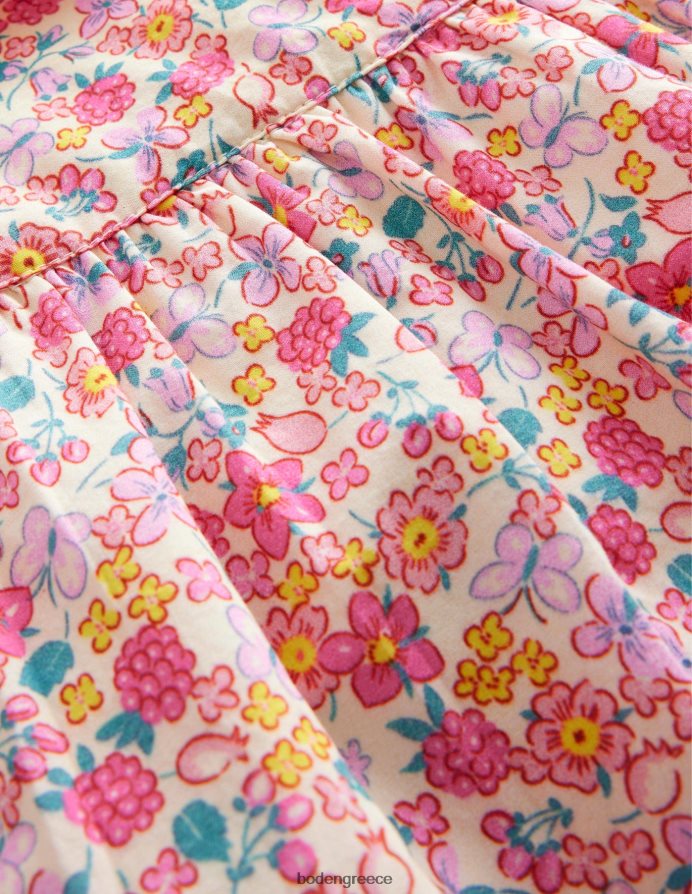 μούρο ροζ πεταλούδα είδη ένδυσης μακρυμάνικο υφαντό ρόμπερ Boden κορίτσια 464PH83107