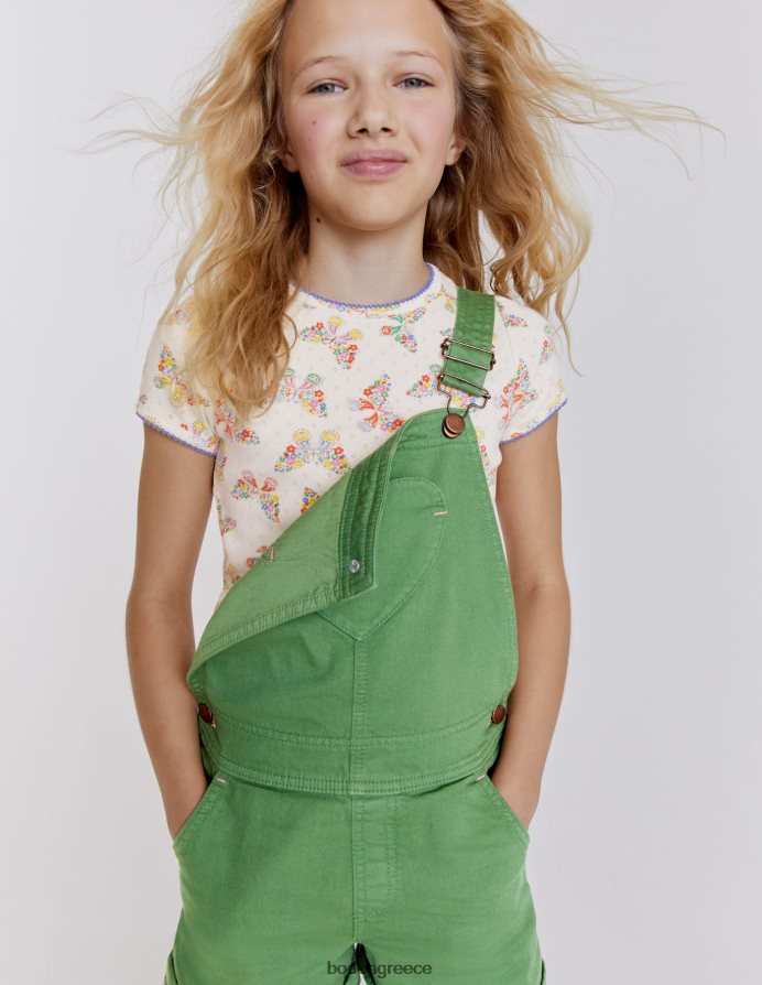 πράσινο σαφάρι είδη ένδυσης κοντές μπουντρούμια τσέπης καρδιάς Boden κορίτσια 464PH82926