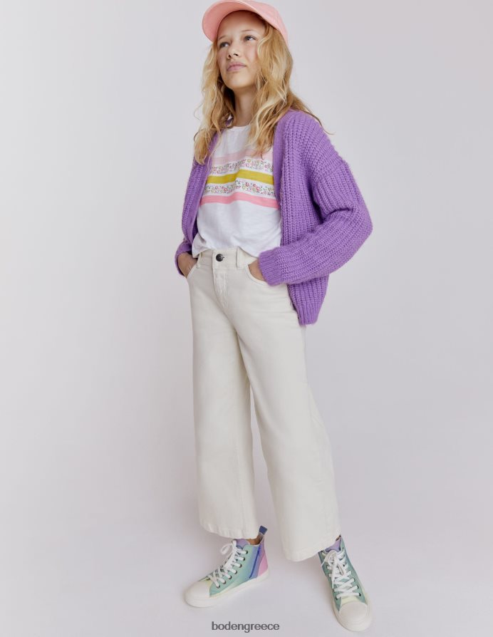 εκρού είδη ένδυσης τζιν flare ίσιο πόδι Boden κορίτσια 464PH83192