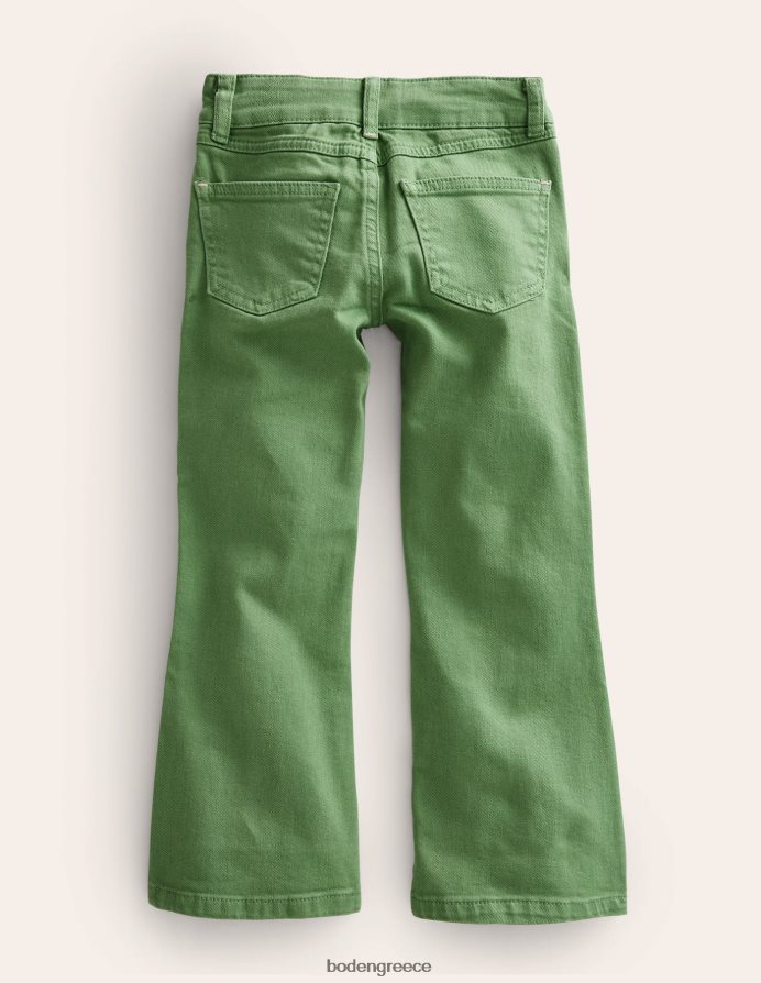 βαθύ πράσινο γρασίδι είδη ένδυσης kick flare jean Boden κορίτσια 464PH82670