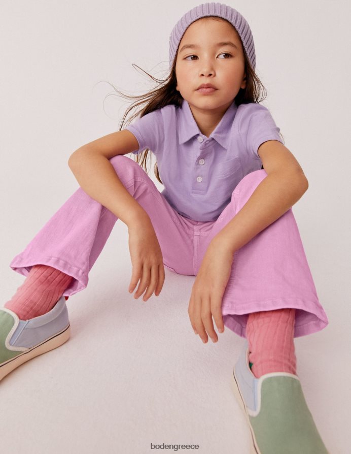 λιλά ροζ είδη ένδυσης kick flare jean Boden κορίτσια 464PH83021