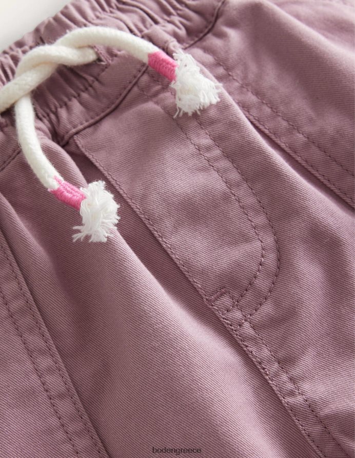 ομίχλη ορχιδέας είδη ένδυσης pull-on twill παντελόνι Boden κορίτσια 464PH82678