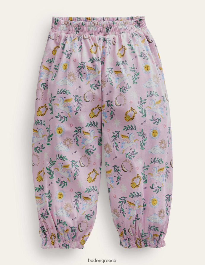 εντυπωσιακή ορχιδέα ροζ toile είδη ένδυσης παντελόνι ζέρσεϊ χαρέμι Boden κορίτσια 464PH82630