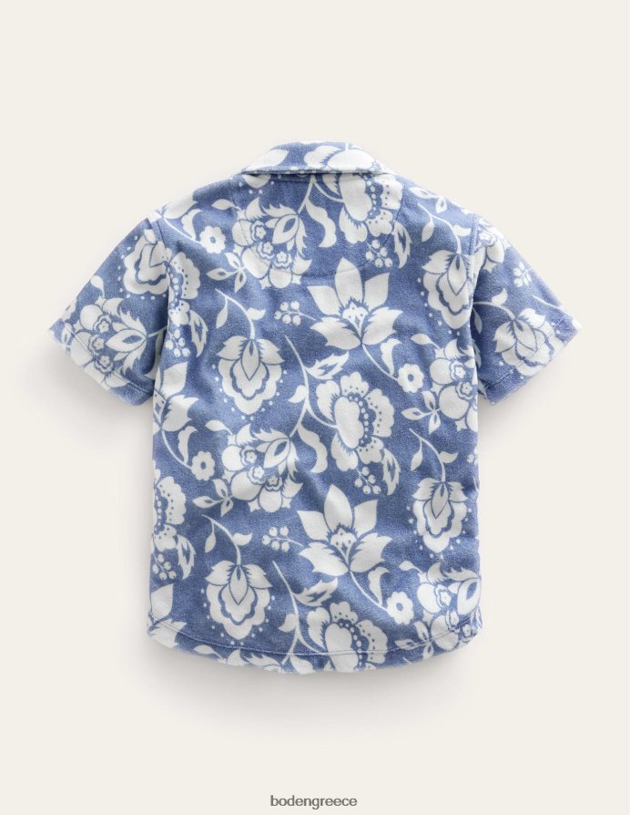 μαλακό λουλουδάτο δεξιά είδη ένδυσης πουκάμισο με πετσέτα Boden κορίτσια 464PH83023