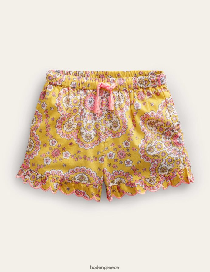 γλυκό καλαμπόκι ζαλισμένη μαργαρίτα είδη ένδυσης σορτς με όστρακο Boden κορίτσια 464PH82624
