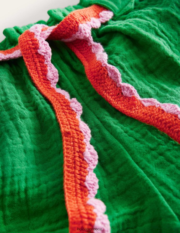 πράσινο σχολείο είδη ένδυσης σορτς κροσέ Boden κορίτσια 464PH82647