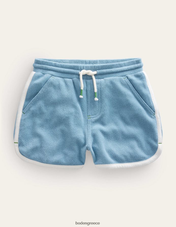 βότσαλο μπλε είδη ένδυσης ρετρό ζέρσεϊ σορτς Boden κορίτσια 464PH82656