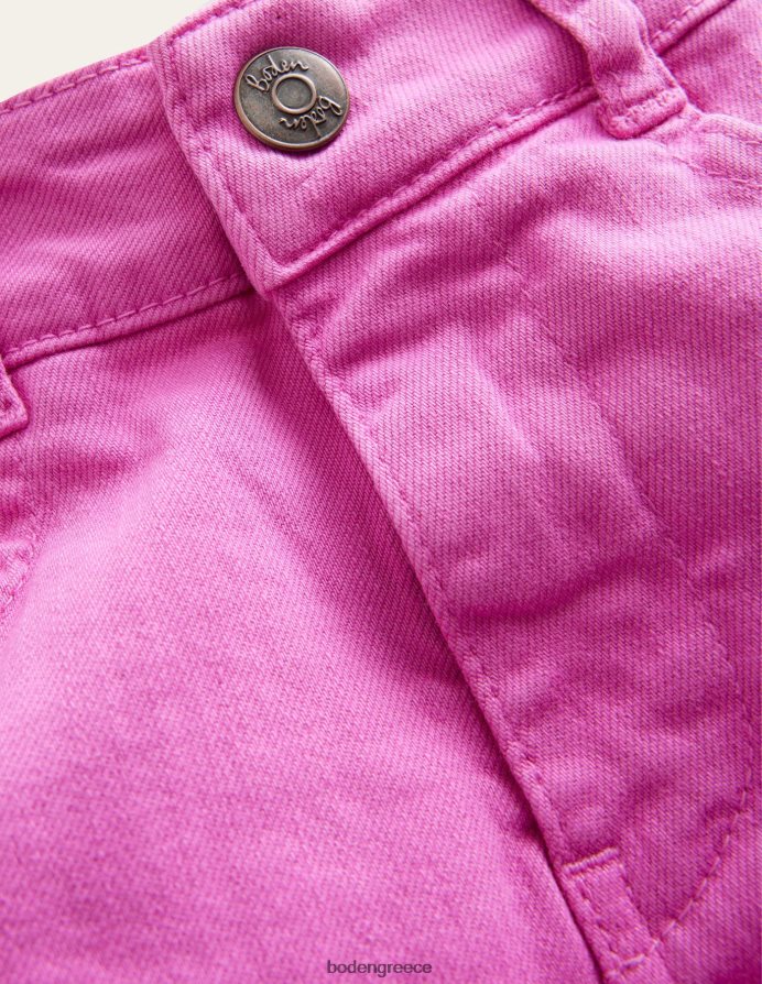 Γαργαλιστικό ροζ είδη ένδυσης ψηλόμεσο τζιν σορτς Boden κορίτσια 464PH82699