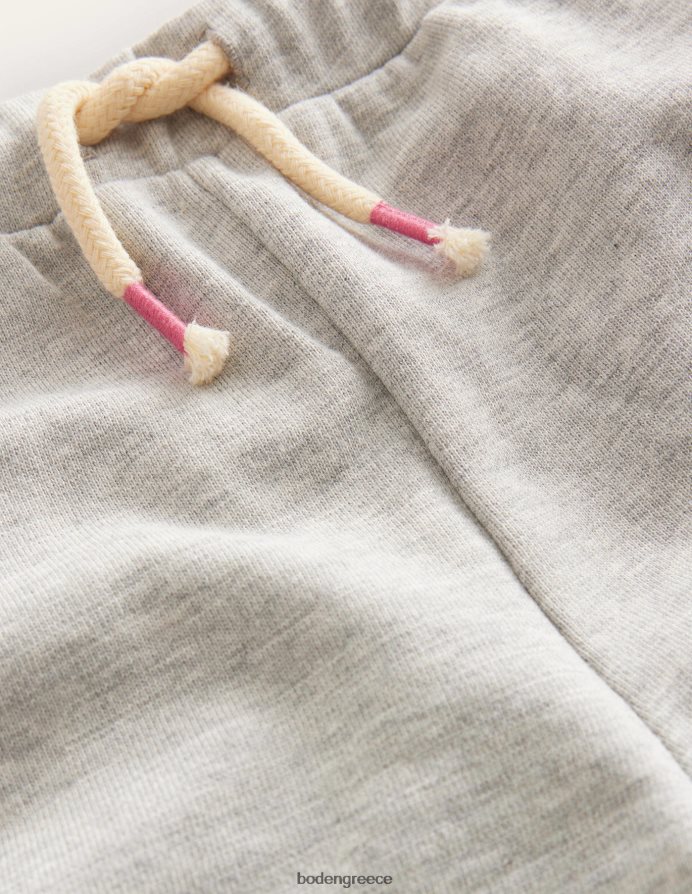 γκρίζα μάργα είδη ένδυσης σορτσάκι ζέρσεϊ με διακοσμητικό πομ Boden κορίτσια 464PH82709