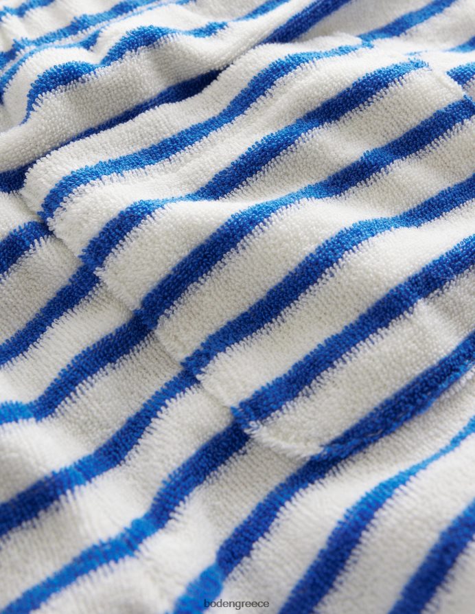 μπλε καμπάνα/ιβουάρ είδη ένδυσης σορτς με πετσετάκια με στριφώματα Boden κορίτσια 464PH82994