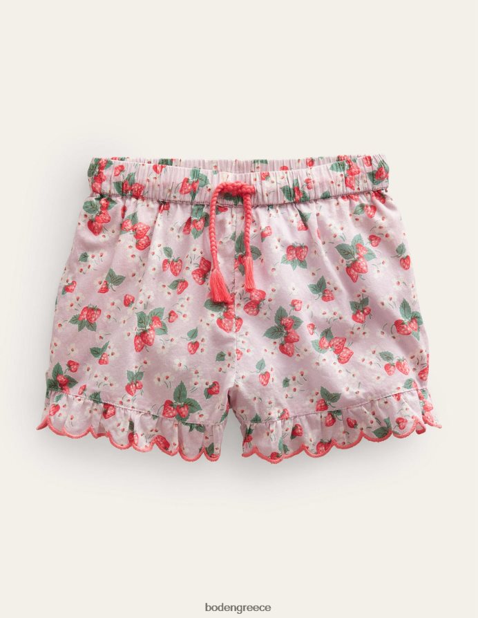 γαλλική ροζ φράουλα είδη ένδυσης σορτς με όστρακο Boden κορίτσια 464PH83233