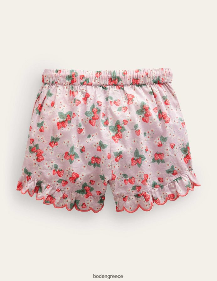 γαλλική ροζ φράουλα είδη ένδυσης σορτς με όστρακο Boden κορίτσια 464PH83233