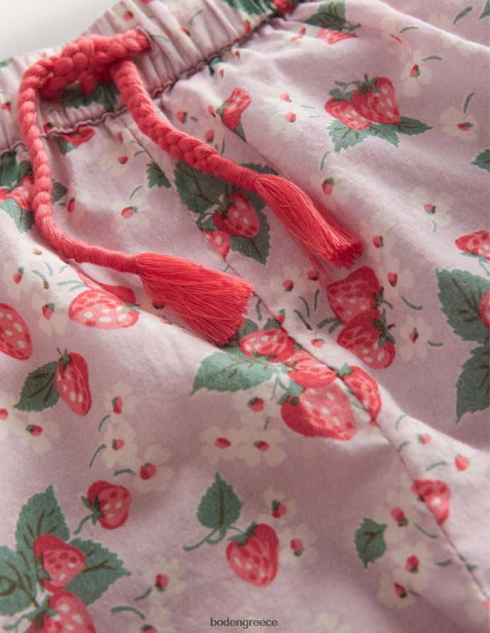 γαλλική ροζ φράουλα είδη ένδυσης σορτς με όστρακο Boden κορίτσια 464PH83233