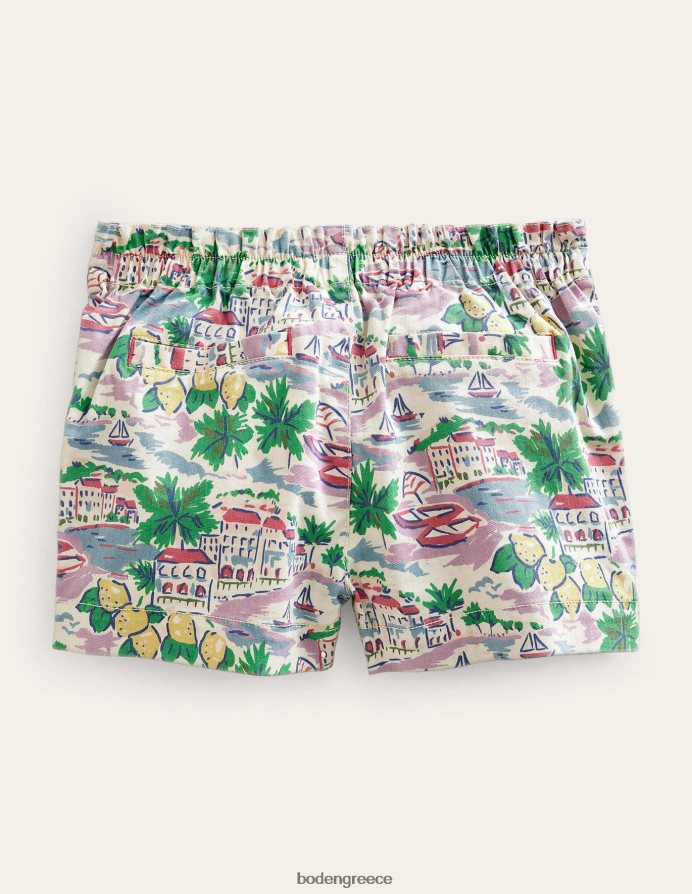 εκτύπωση πολλαπλών σκηνών είδη ένδυσης εμπριμέ chino σορτς Boden κορίτσια 464PH82748