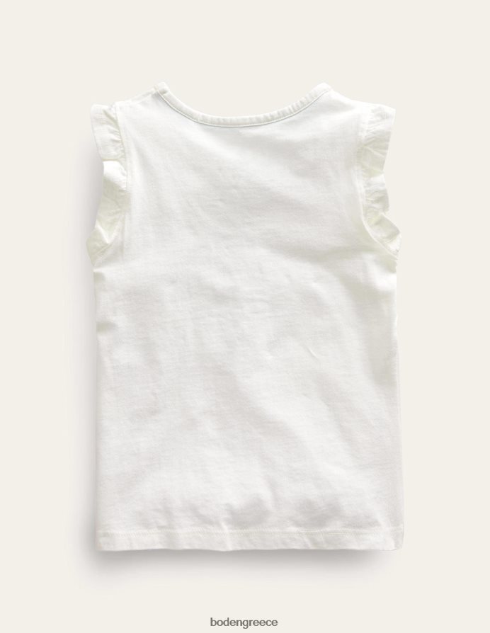 λοβό βανίλιας είδη ένδυσης μπλουζάκι με σούπερ βελονιά Boden κορίτσια 464PH82810