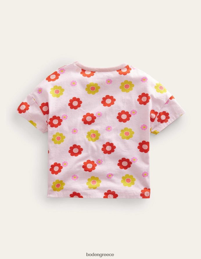 κόκκινες μέδουσες της φωτιάς είδη ένδυσης απλικέ φτερούγισμα μέδουσες τοπ Boden κορίτσια 464PH82872