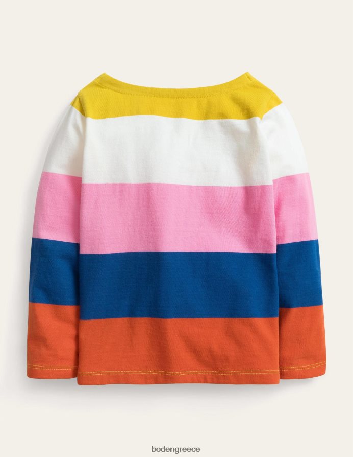 λωρίδα ουράνιο τόξο από άνθη κερασιάς είδη ένδυσης καθημερινά βρετονικά Boden κορίτσια 464PH82873