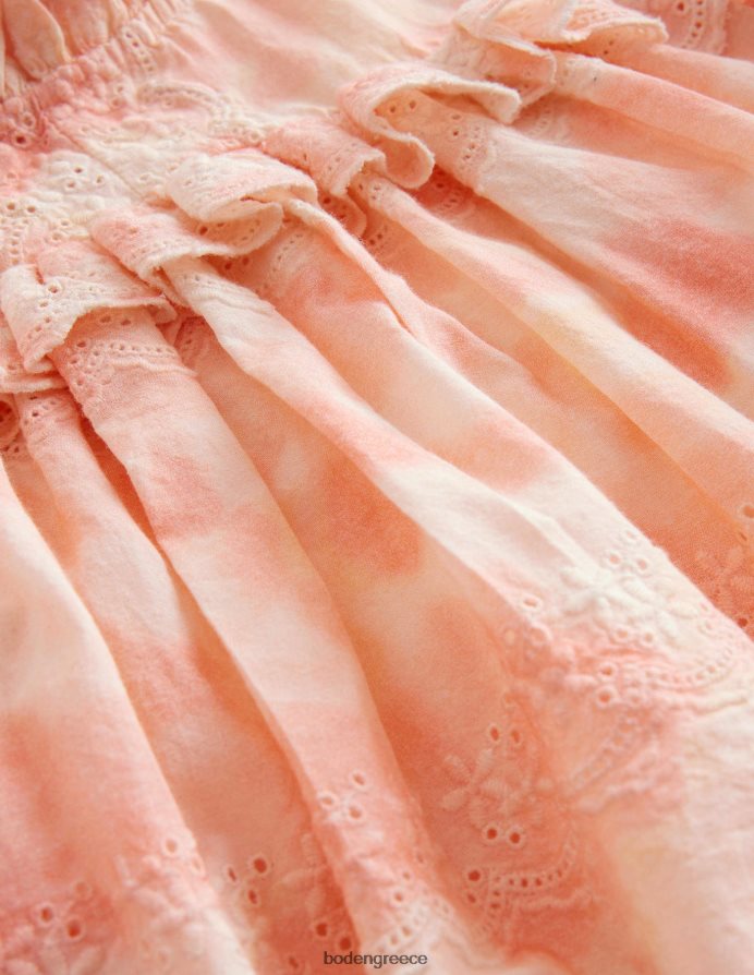 ροζ βαφή γραβάτας είδη ένδυσης υφαντό μπροντέρι Boden κορίτσια 464PH82956