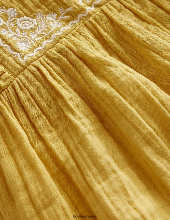 βατράχιο είδη ένδυσης κεντημένο διπλό υφασμάτινο τοπ Boden κορίτσια 464PH82965