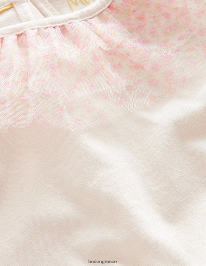 λοβό βανίλιας είδη ένδυσης μπλουζάκι από τούλι Boden κορίτσια 464PH82975