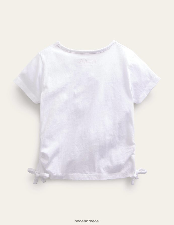 ηλιοφάνεια λευκό είδη ένδυσης μπλουζάκι ρουχ Boden κορίτσια 464PH82987