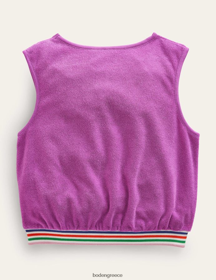 λαμπερή ορχιδέα μωβ είδη ένδυσης γιλέκο για πετσέτες Boden κορίτσια 464PH82989