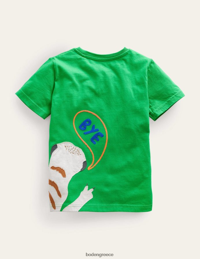 βεραμάν σουρικάτα είδη ένδυσης μπλουζάκι μπροστά και πίσω Boden κορίτσια 464PH83010