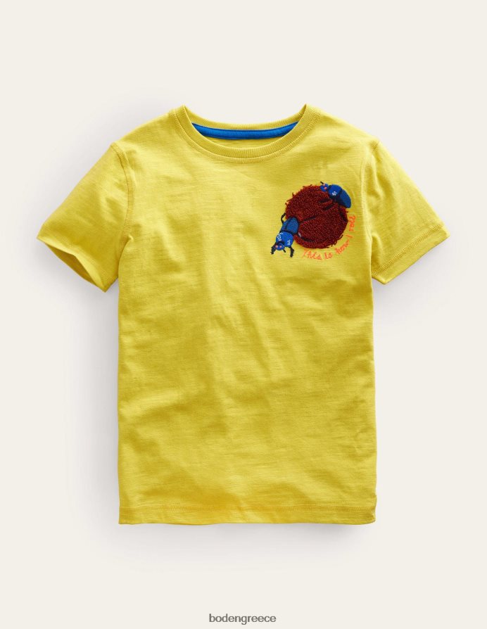 φραγκοστάφυλλο είδη ένδυσης μπλουζάκι με λογότυπο με στάμπα Boden κορίτσια 464PH83065