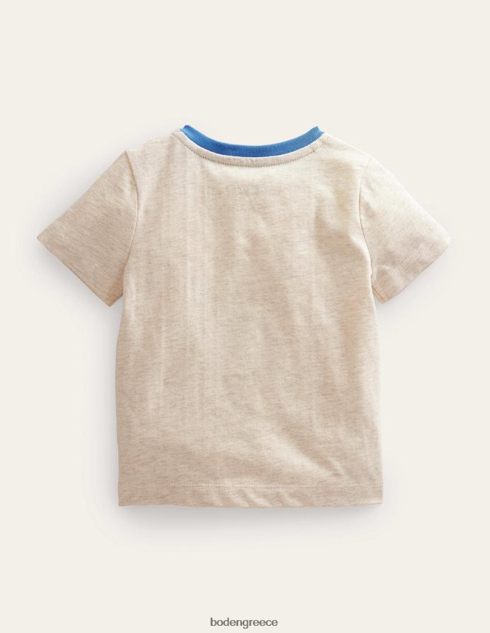 ιβουάρ πάπιες είδη ένδυσης απλικέ μπλουζάκι Boden κορίτσια 464PH83104