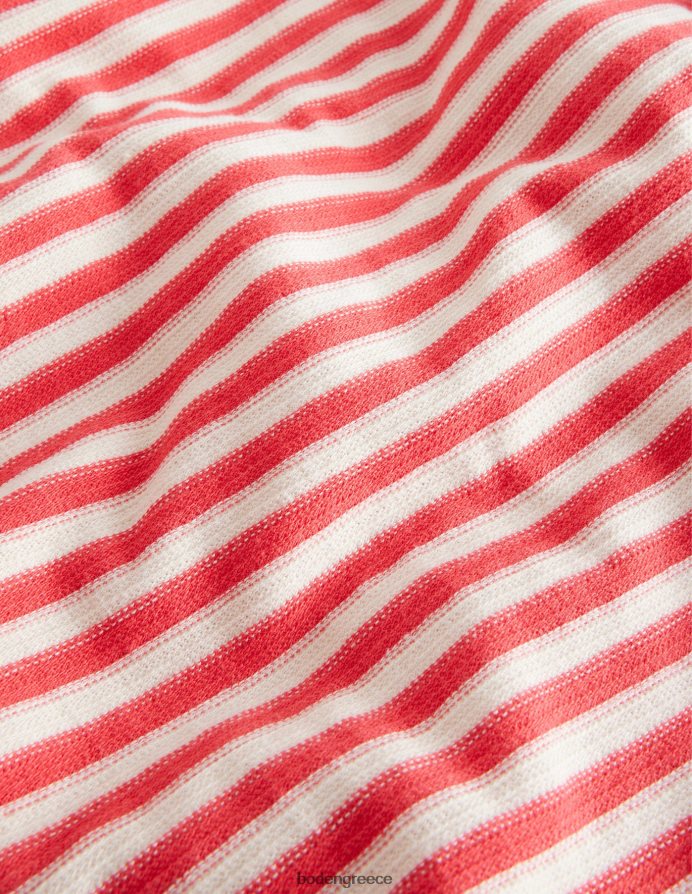 κουμ κουάτ πορτοκαλί/λευκό είδη ένδυσης υφή βρετονική Boden κορίτσια 464PH83170