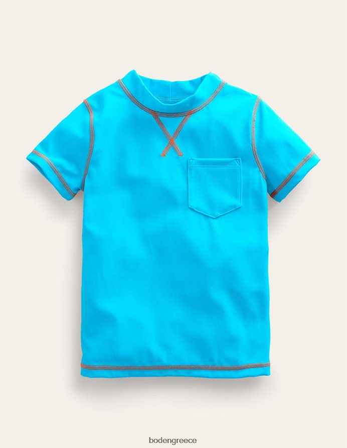 μπλε καμπάνα είδη ένδυσης κοντομάνικο εξανθημένο γιλέκο Boden κορίτσια 464PH83179