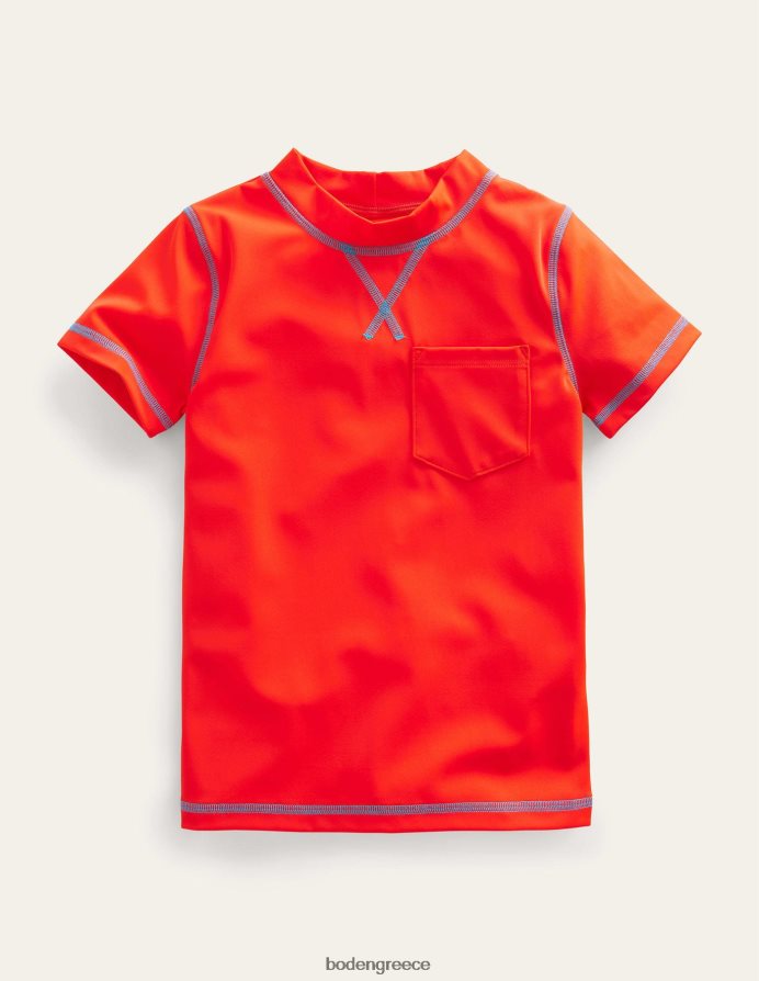 Φωτιά είδη ένδυσης κοντομάνικο εξανθημένο γιλέκο Boden κορίτσια 464PH83189