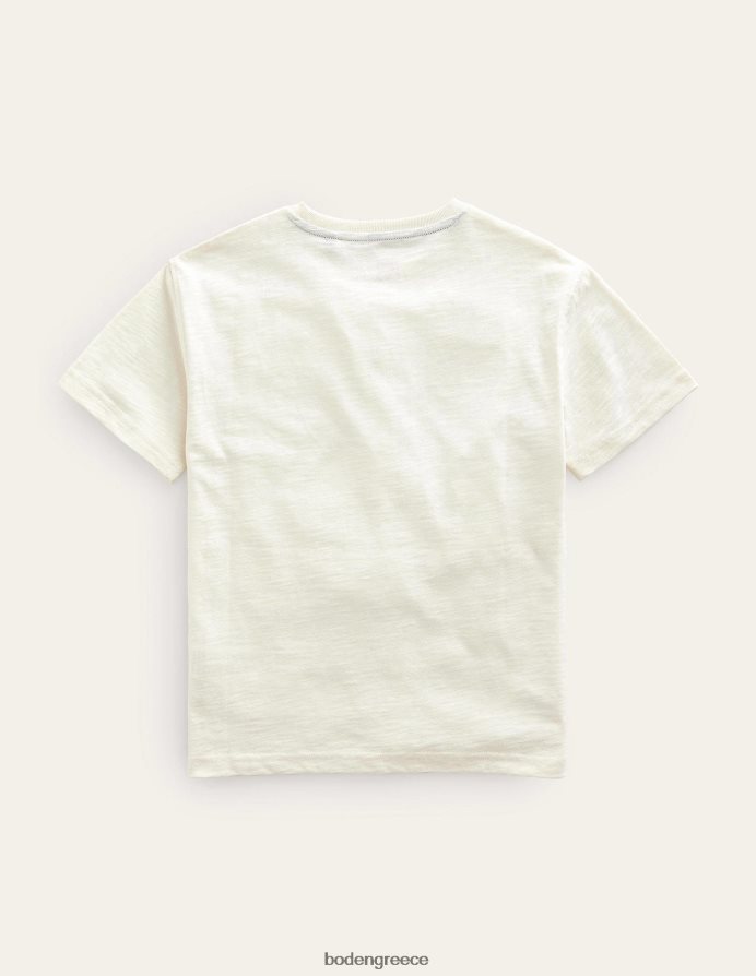 χελώνα λοβό βανίλιας είδη ένδυσης εμπριμέ μπλουζάκι χιούμορ Boden κορίτσια 464PH83202