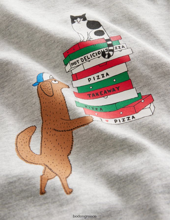 σκύλος γκρίζος μάργας είδη ένδυσης καινοτόμο μπλουζάκι Boden κορίτσια 464PH83211