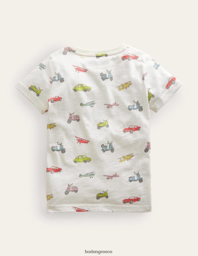 πολλά αυτοκίνητα είδη ένδυσης μπλουζάκι με στάμπα σε όλο το μήκος Boden κορίτσια 464PH83250