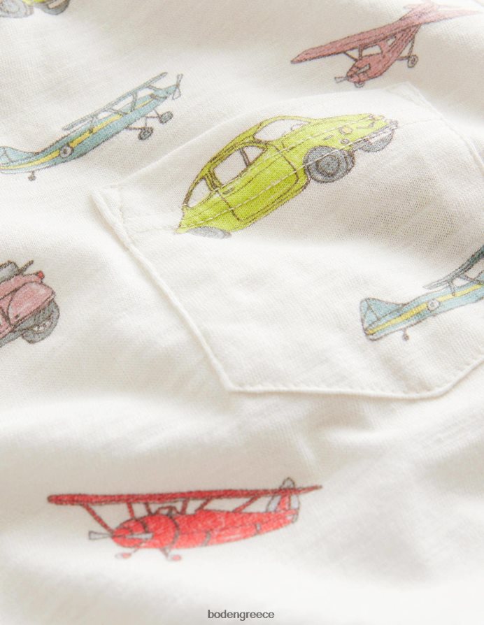 πολλά αυτοκίνητα είδη ένδυσης μπλουζάκι με στάμπα σε όλο το μήκος Boden κορίτσια 464PH83250