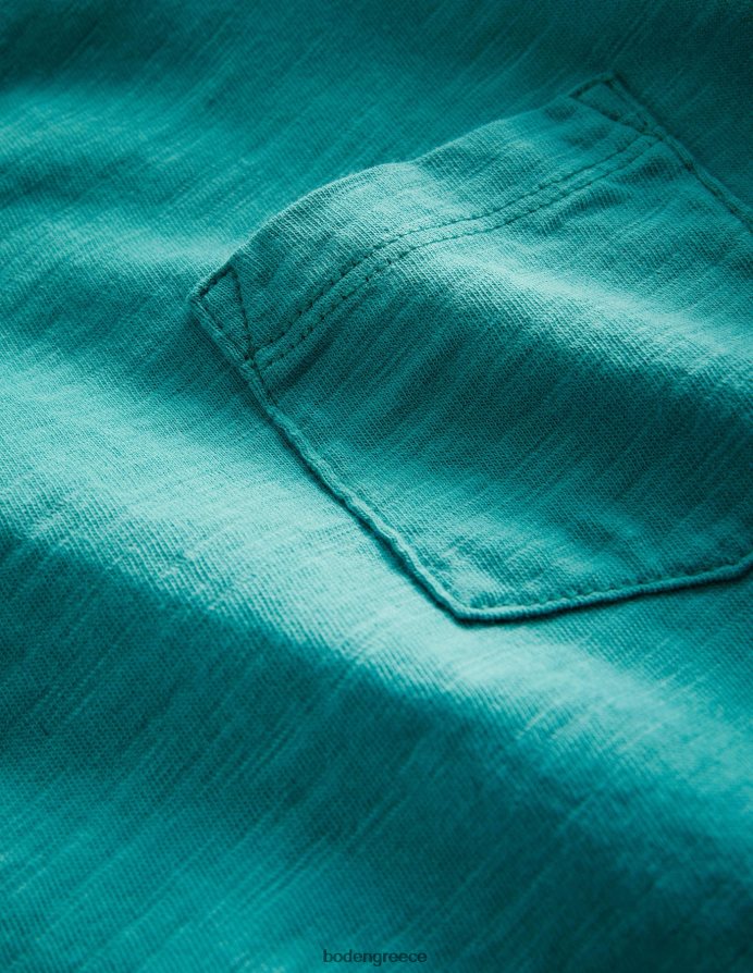 περσικό πράσινο είδη ένδυσης πλυμένο μπλουζάκι Boden κορίτσια 464PH83261