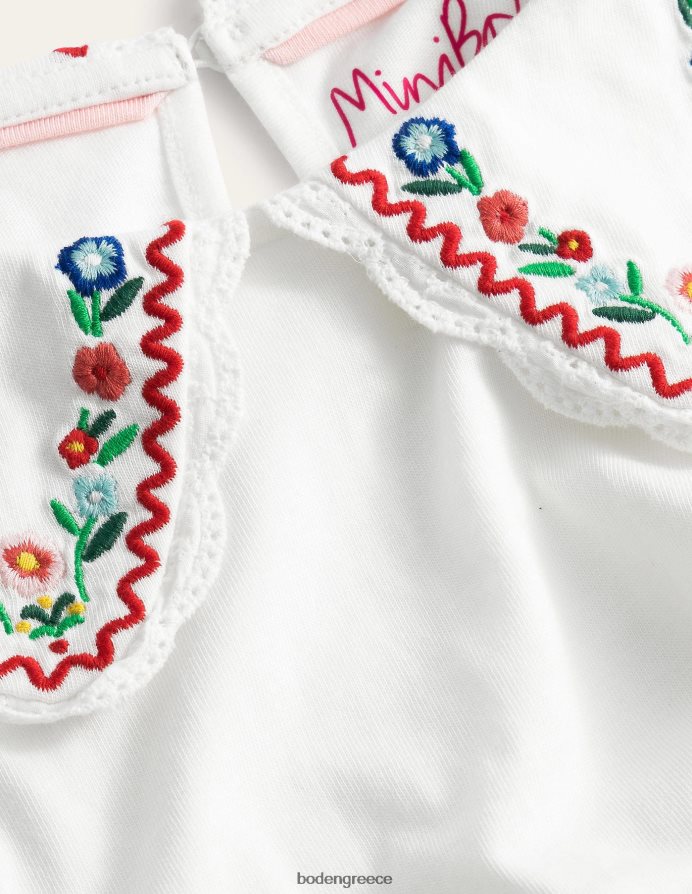 ελεφαντόδοντο είδη ένδυσης μπλουζάκι με γιακά Boden κορίτσια 464PH83276