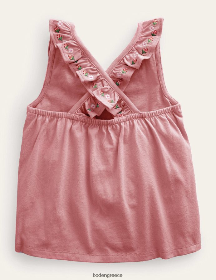 αμύγδαλο ροζ είδη ένδυσης σταυρωτό γιλέκο Boden κορίτσια 464PH8767