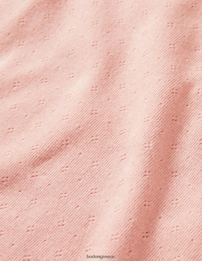 Προβηγκία σκονισμένο ροζ είδη ένδυσης κοντομάνικο πουέντ Boden κορίτσια 464PH8768