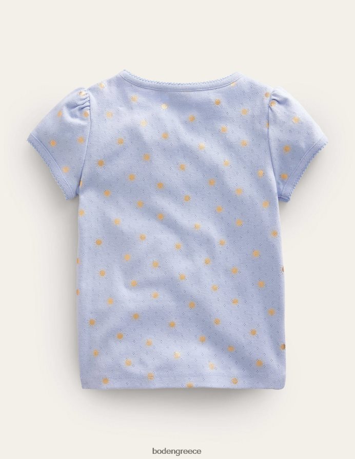 brunnera μπλε/χρυσοί ήλιοι είδη ένδυσης κοντομάνικο πουέντ Boden κορίτσια 464PH8770