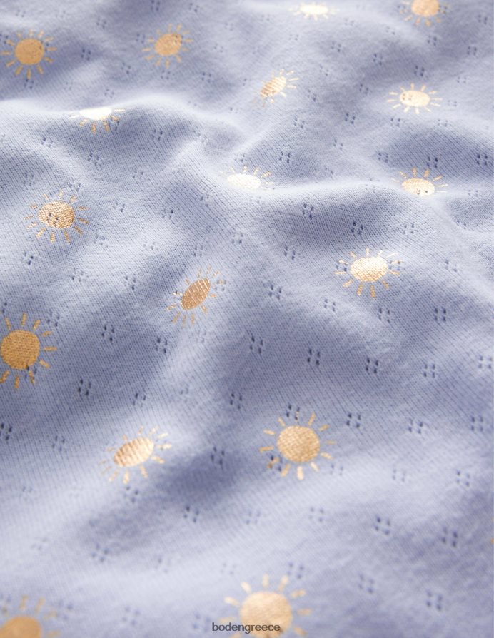 brunnera μπλε/χρυσοί ήλιοι είδη ένδυσης κοντομάνικο πουέντ Boden κορίτσια 464PH8770