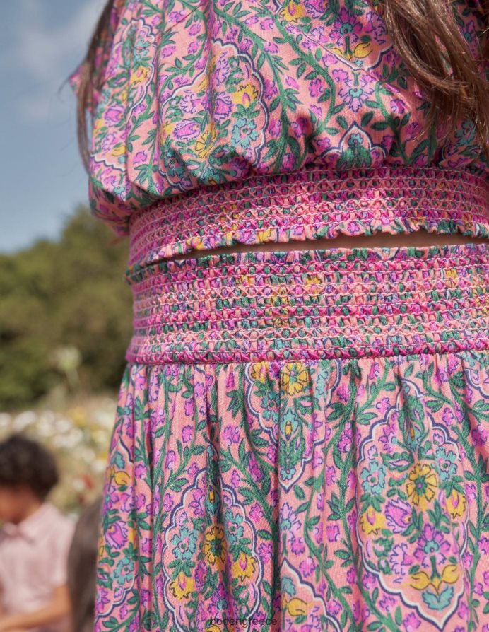 αμπέλι αζαλέας είδη ένδυσης crop top με τετράγωνο λαιμό Boden κορίτσια 464PH8762