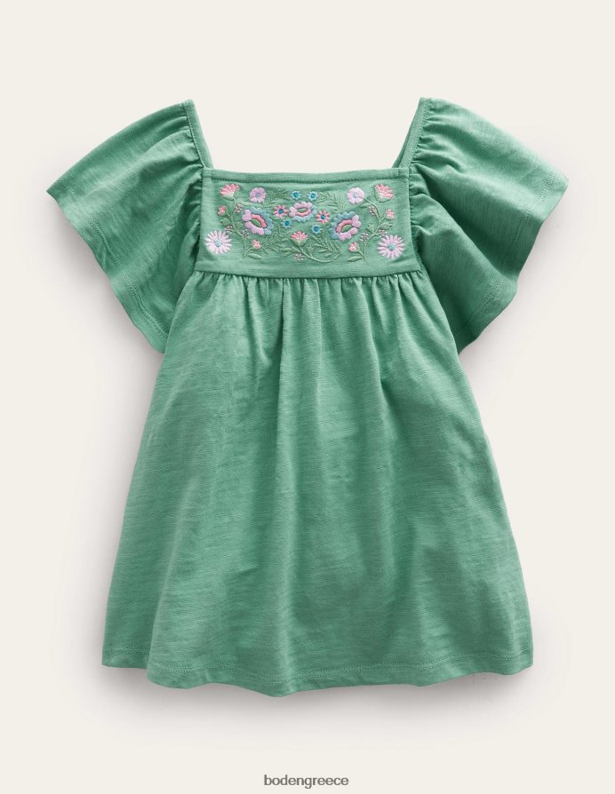 csarite green είδη ένδυσης κεντητό μπλουζάκι Boden κορίτσια 464PH83019