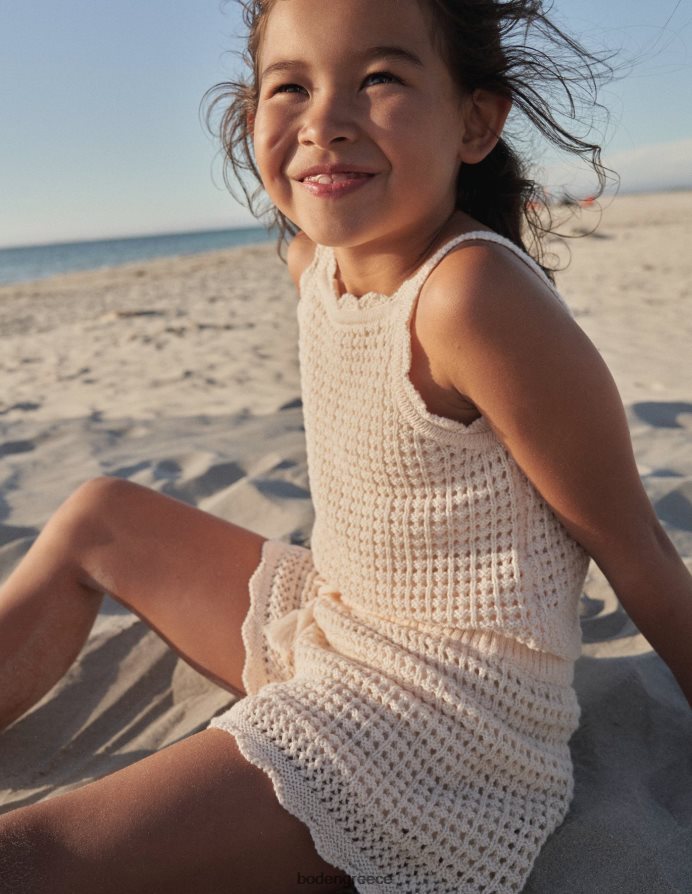 κρέμα dorset είδη ένδυσης τοπ με βελονάκι Boden κορίτσια 464PH83085