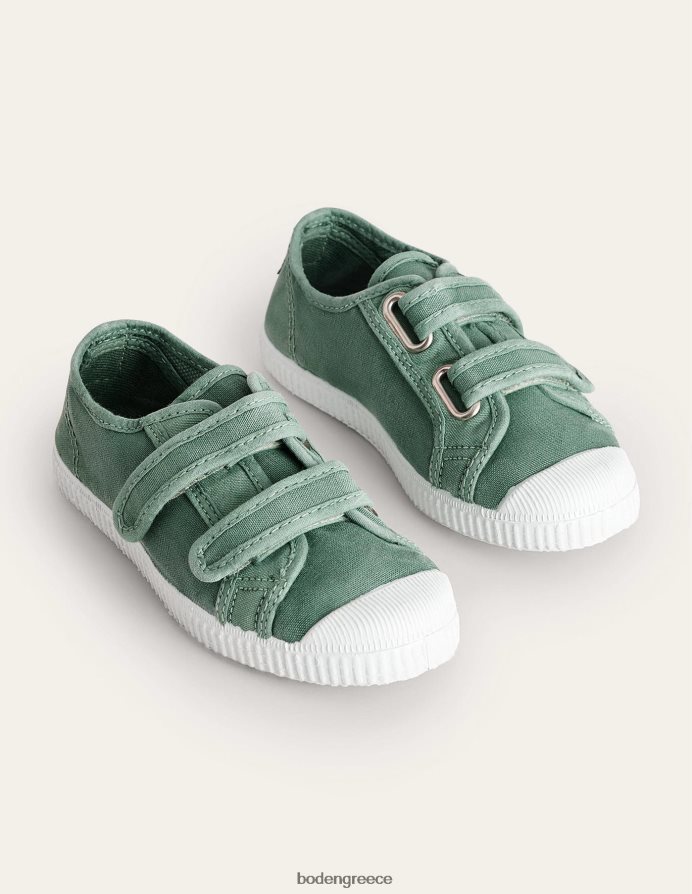 μαρτυρία είδη υπόδησης παπούτσια καμβά με διπλό λουράκι Boden κορίτσια 464PH8827