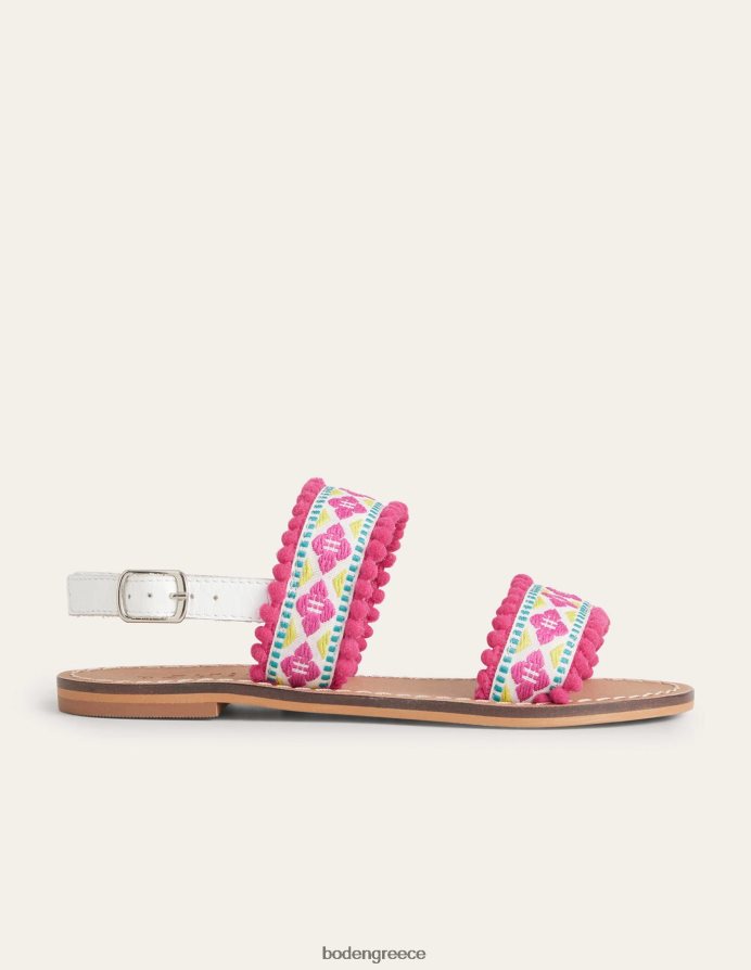 πολυ είδη υπόδησης κεντημένα σανδάλια Boden κορίτσια 464PH82695