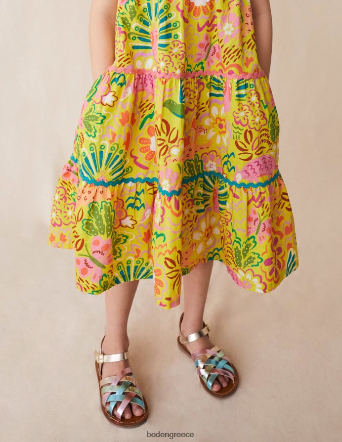 πολυμεταλλικό είδη υπόδησης σανδάλια με τιράντες Boden κορίτσια 464PH82763