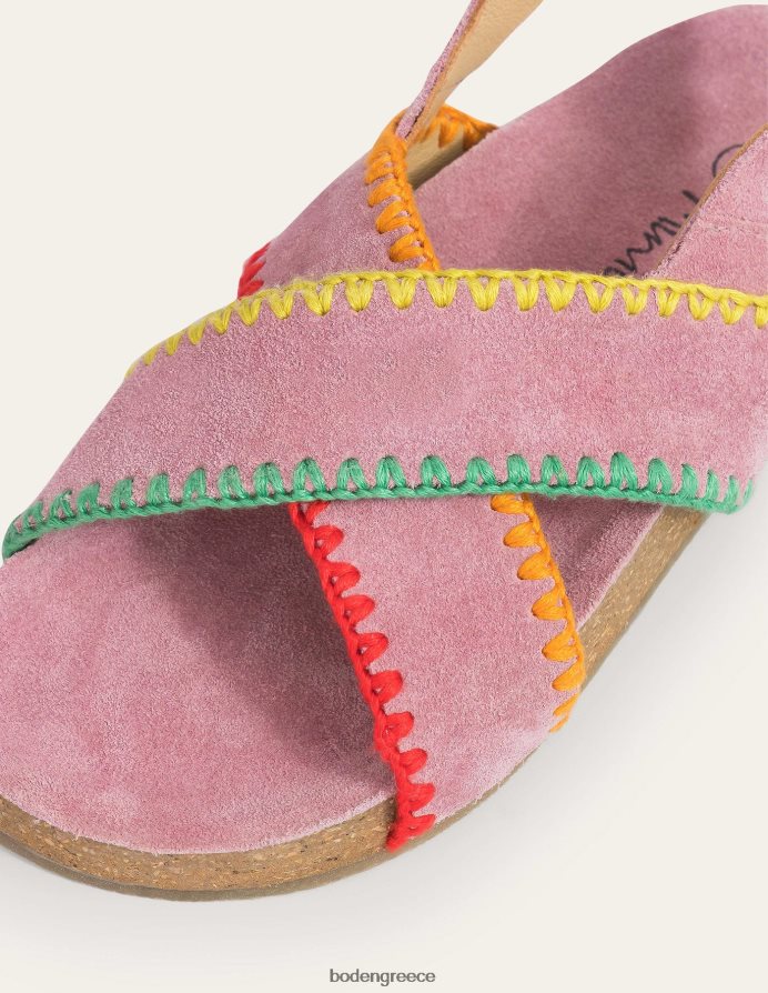 έντονο ροζ πέταλο είδη υπόδησης σανδάλια crossover Boden κορίτσια 464PH82694