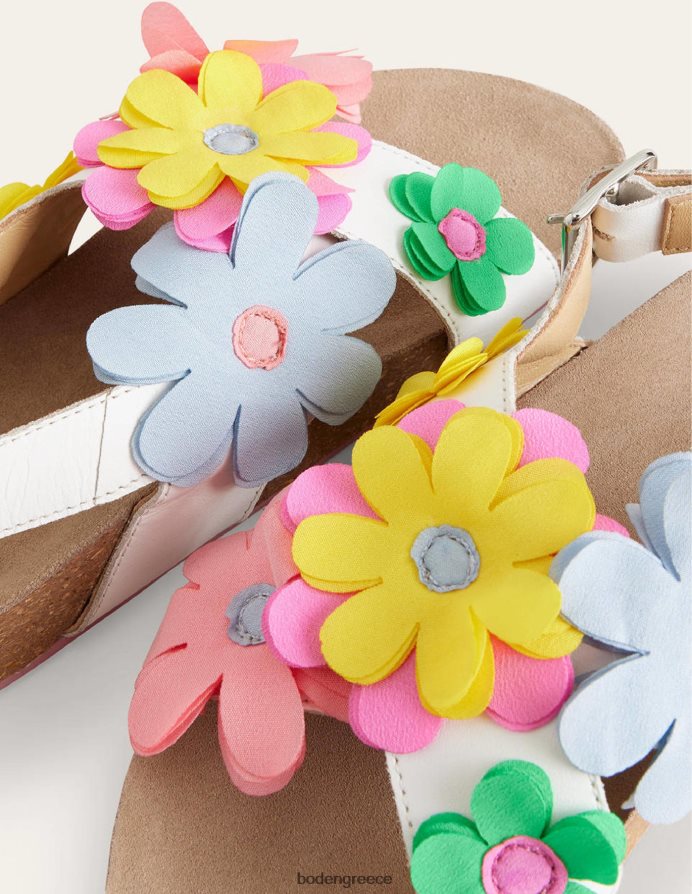 άσπρο είδη υπόδησης σανδάλια crossover Boden κορίτσια 464PH82774